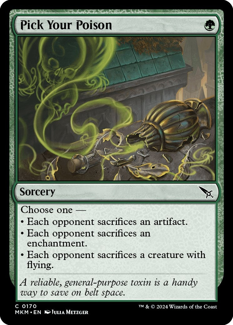 Image for Pick Your Poison (Murders at Karlov Manor) (170) - Magic: The Gathering