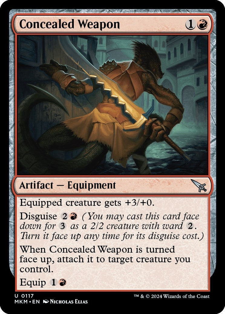 Image for Concealed Weapon (Murders at Karlov Manor) (117) - Magic: The Gathering