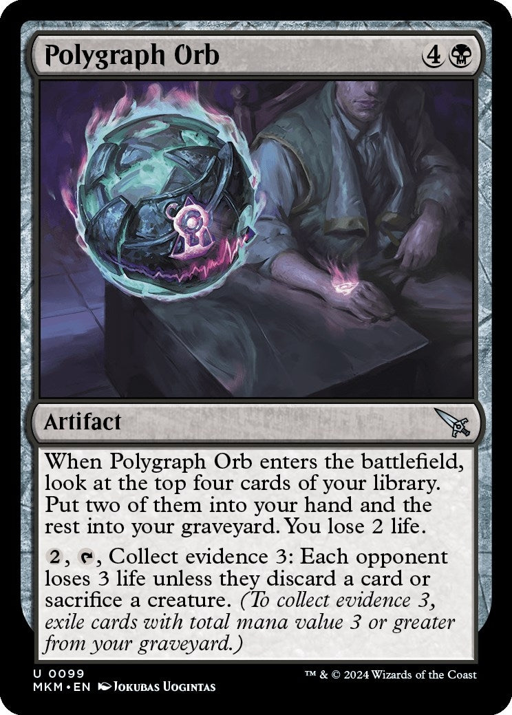 Image for Polygraph Orb (Murders at Karlov Manor) (99) - Magic: The Gathering