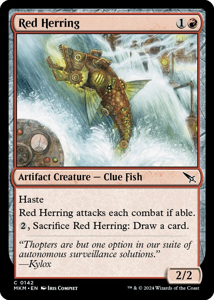 Image for Red Herring (Murders at Karlov Manor) (142) - Magic: The Gathering
