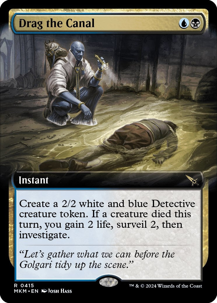 Image for Drag the Canal (Extended Art) (Murders at Karlov Manor) (415) - Magic: The Gathering