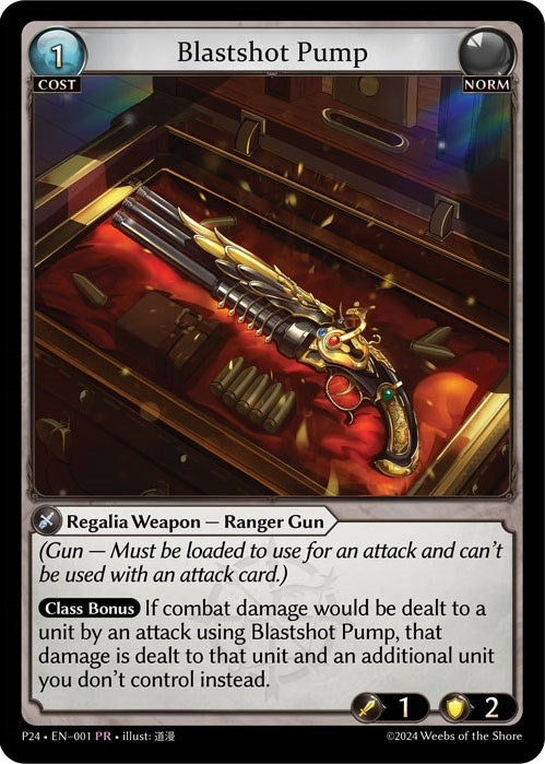 Image for Blastshot Pump (Promotional Cards) (001) - Grand Archive TCG