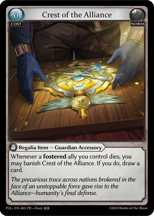 Image for Crest of the Alliance (Promotional Cards) (005) - Grand Archive TCG