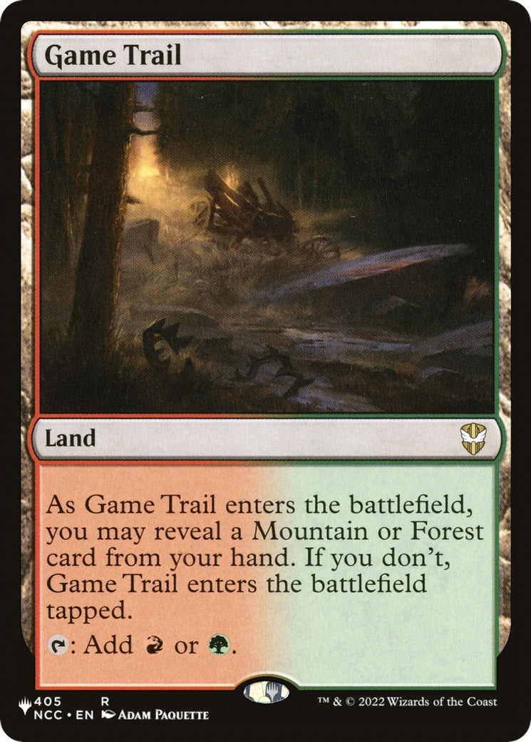 Image for Game Trail (The List Reprints) (405/093) - Magic: The Gathering