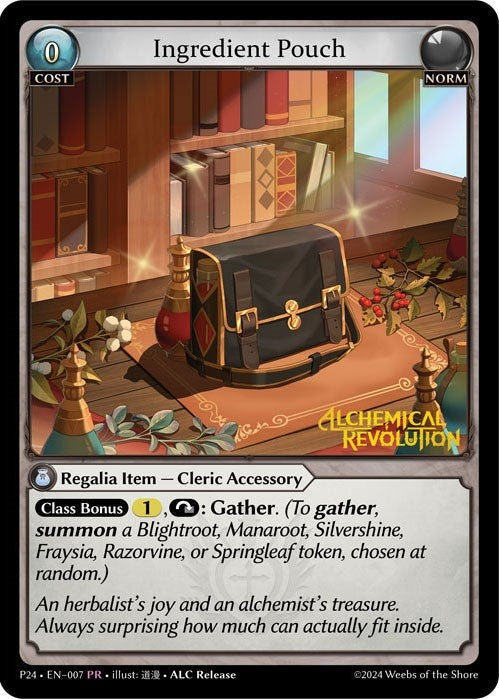 Image for Ingredient Pouch (Promotional Cards) (007) - Grand Archive TCG