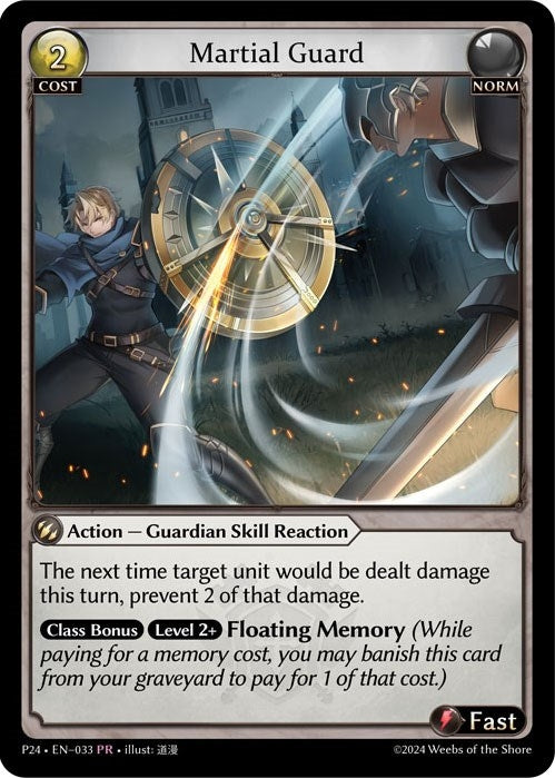 Image for Martial Guard (Promotional Cards) (033) - Grand Archive TCG