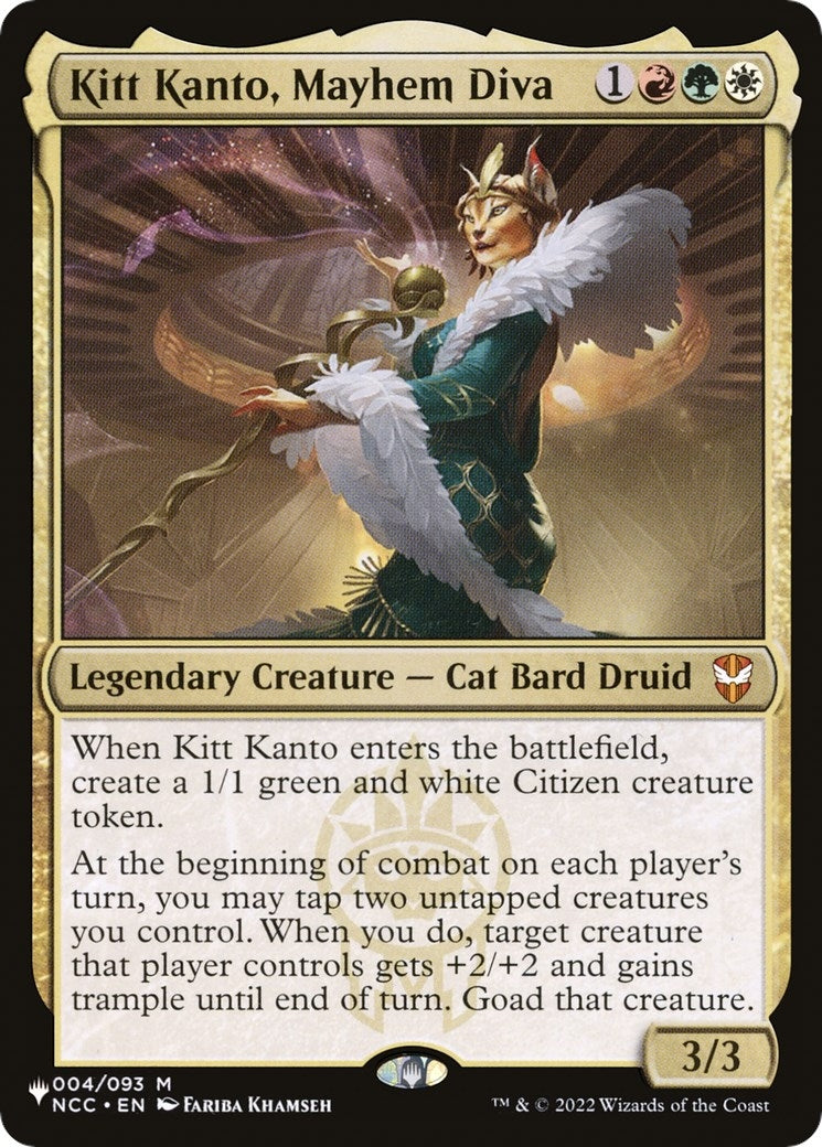 Image for Kitt Kanto, Mayhem Diva (The List Reprints) (004/093) - Magic: The Gathering