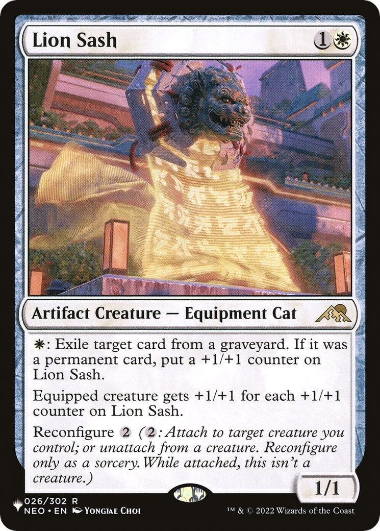 Image for Lion Sash (The List Reprints) (026/302) - Magic: The Gathering