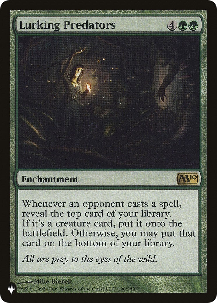 Image for Lurking Predators (The List Reprints) (190/249) - Magic: The Gathering