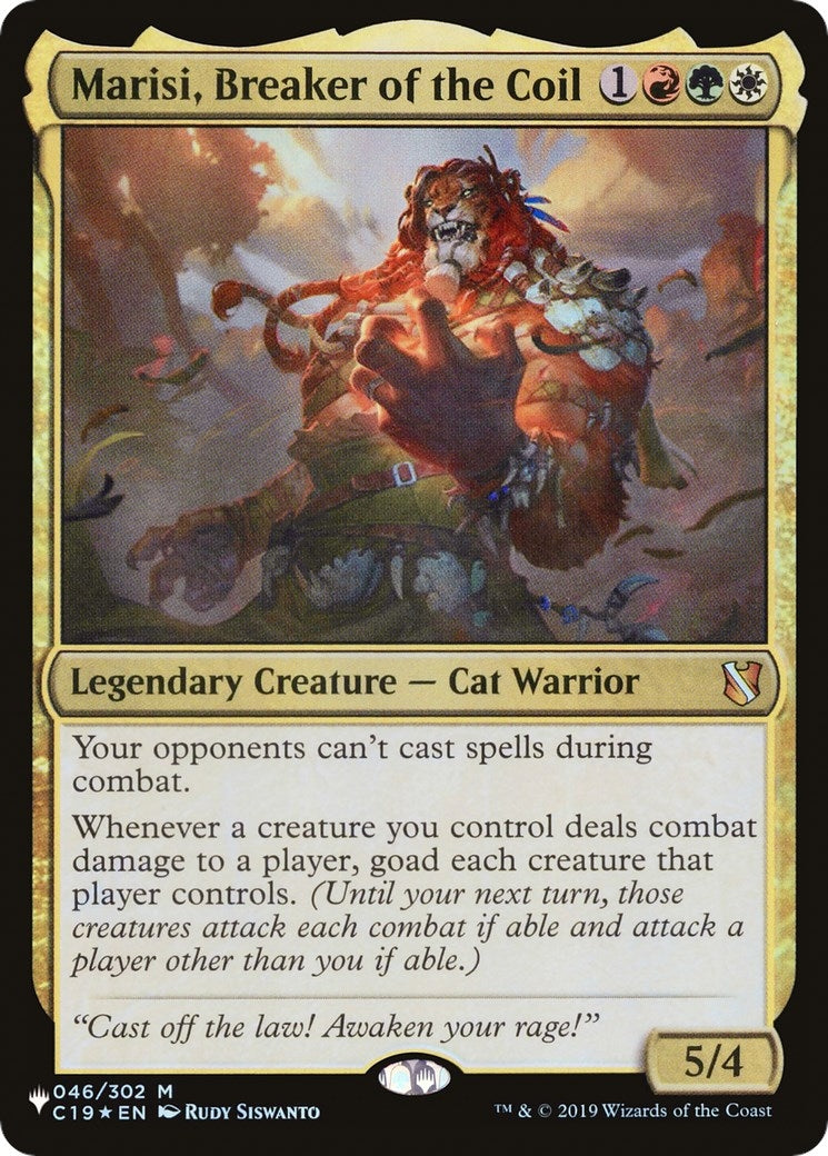 Image for Marisi, Breaker of the Coil (The List Reprints) (046/302) - Magic: The Gathering