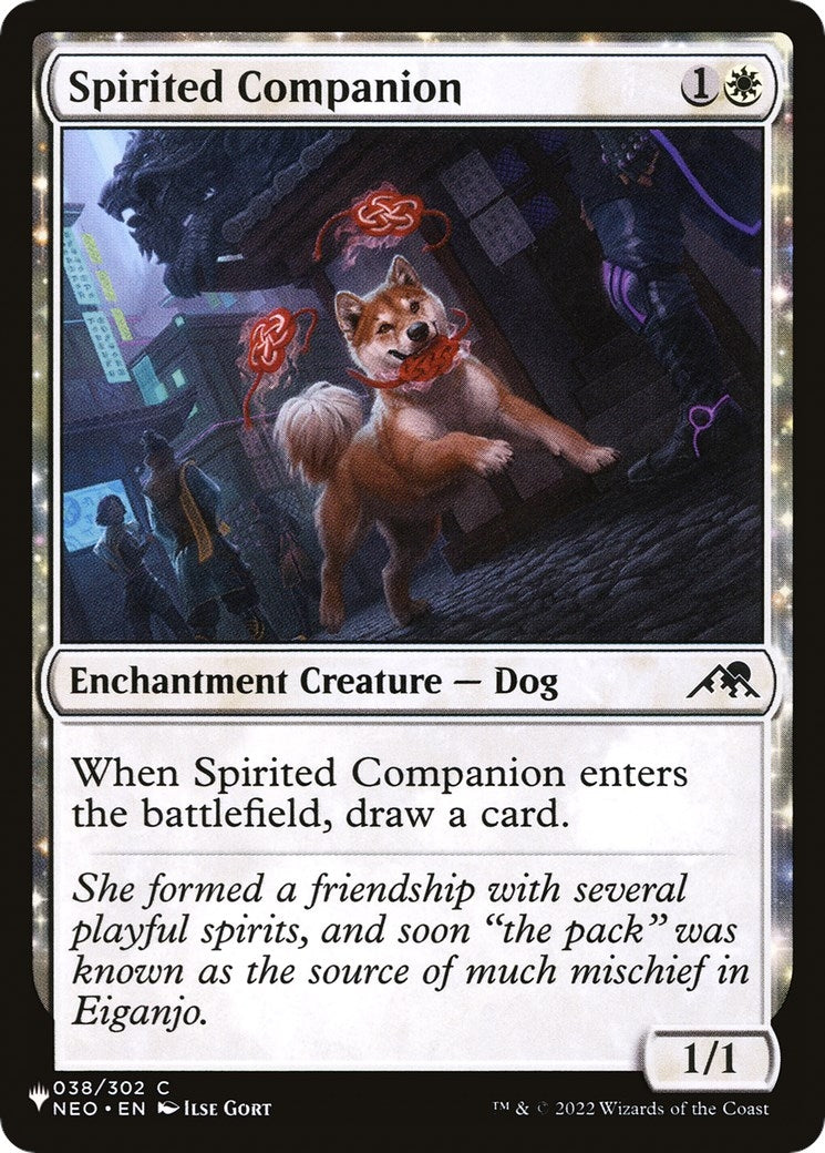 Image for Spirited Companion (The List Reprints) (038/302) - Magic: The Gathering