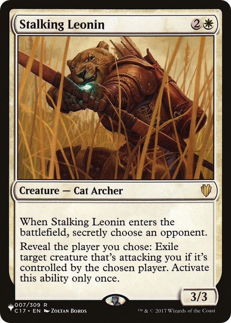 Image for Stalking Leonin (The List Reprints) (007/309) - Magic: The Gathering