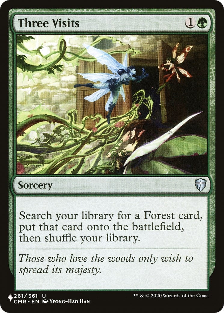 Image for Three Visits (The List Reprints) (261/361) - Magic: The Gathering