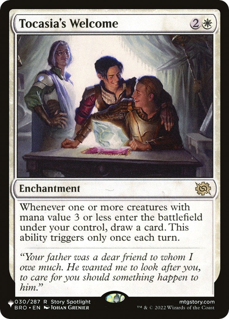 Image for Tocasia's Welcome (The List Reprints) (030/012) - Magic: The Gathering