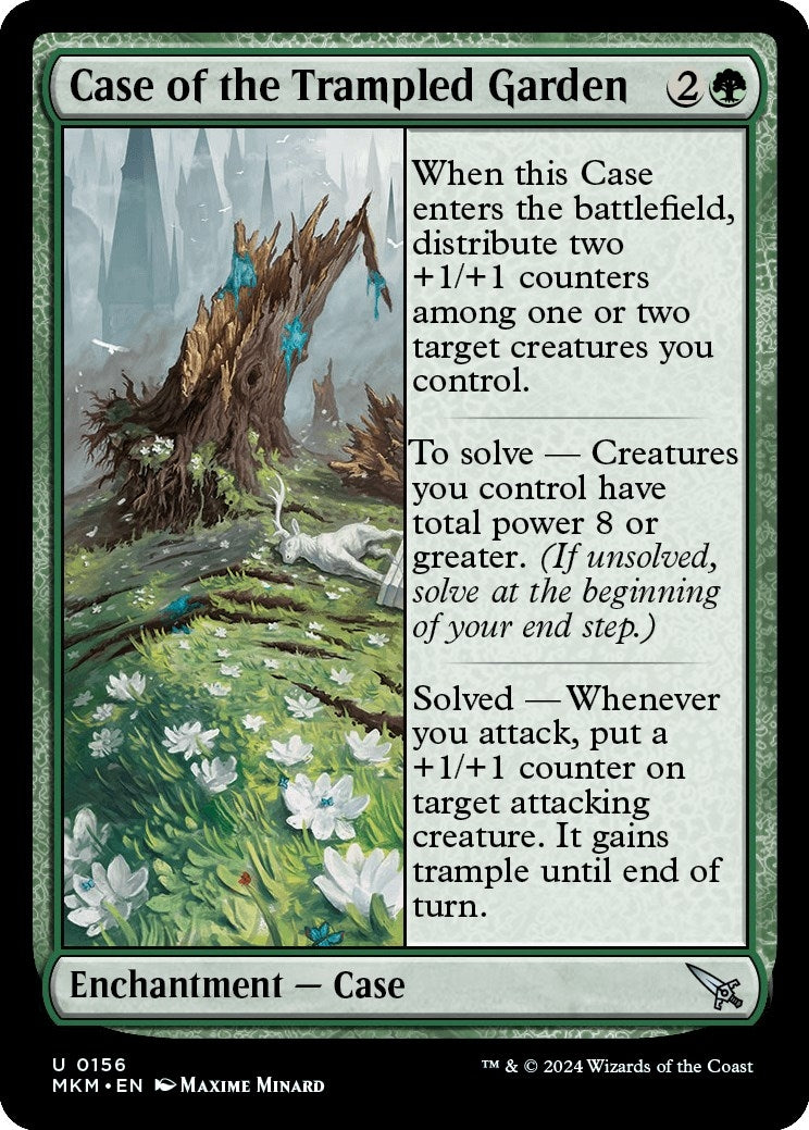 Image for Case of the Trampled Garden (Murders at Karlov Manor) (156) - Magic: The Gathering