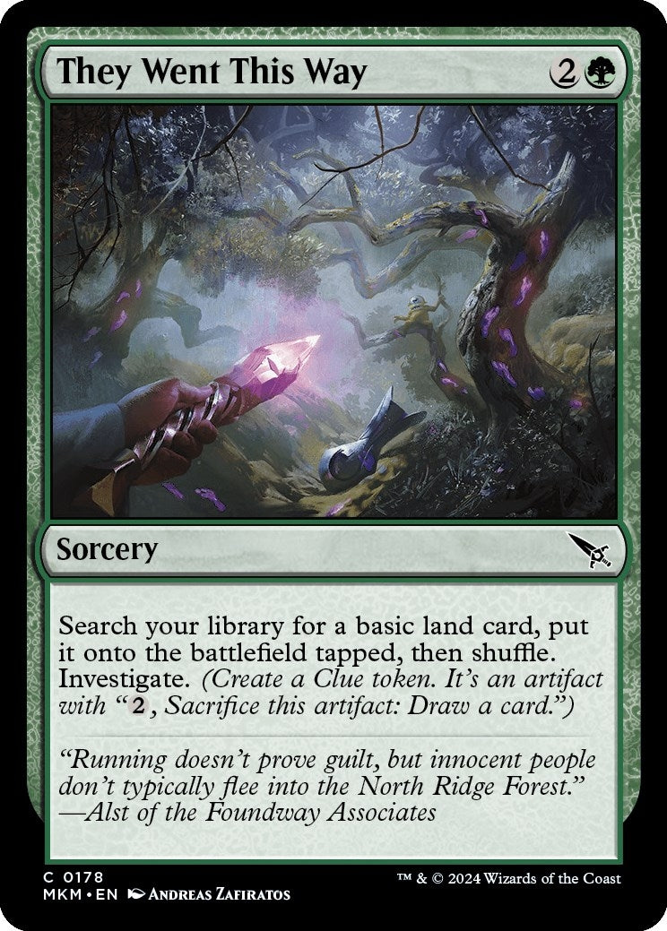 Image for They Went This Way (Murders at Karlov Manor) (178) - Magic: The Gathering