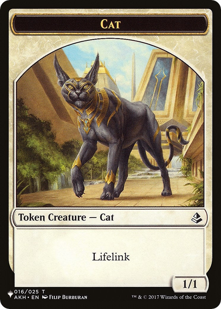 Image for Cat (016) // Citizen Double-Sided Token (The List Reprints) (16 // 12) - Magic: The Gathering