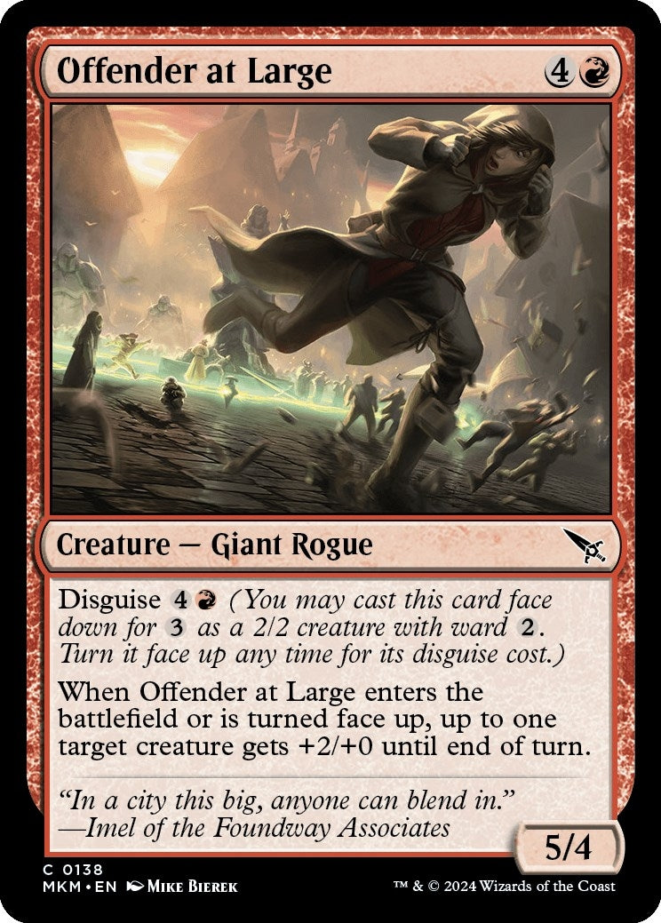 Image for Offender at Large (Murders at Karlov Manor) (138) - Magic: The Gathering