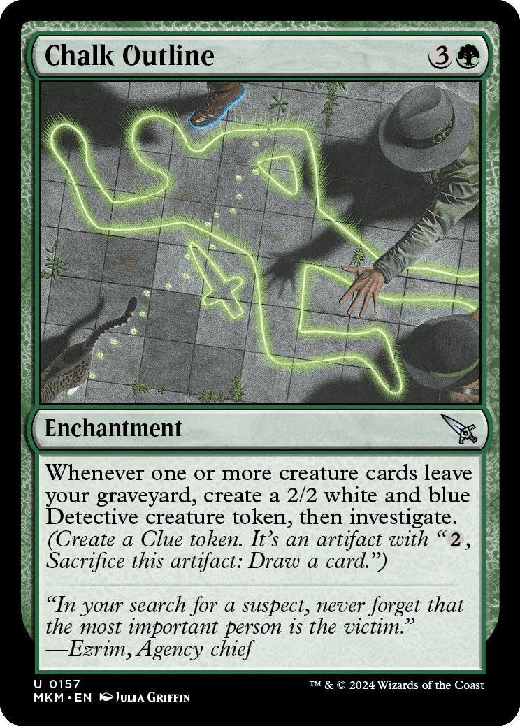 Image for Chalk Outline (Murders at Karlov Manor) (157) - Magic: The Gathering