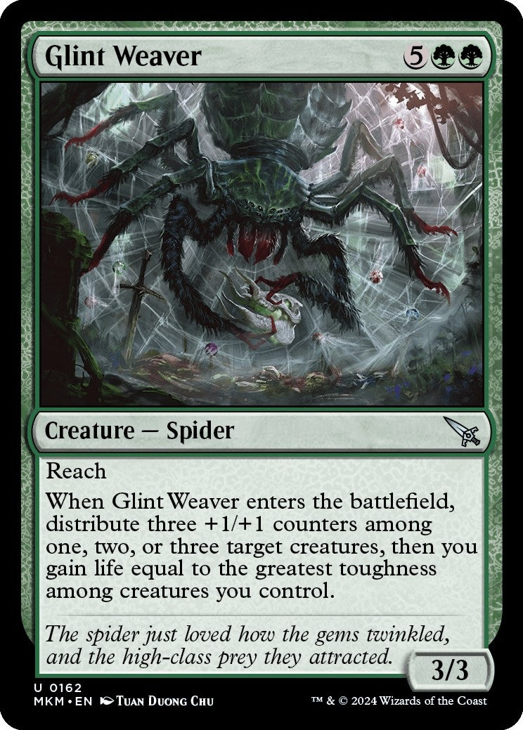 Image for Glint Weaver (Murders at Karlov Manor) (162) - Magic: The Gathering