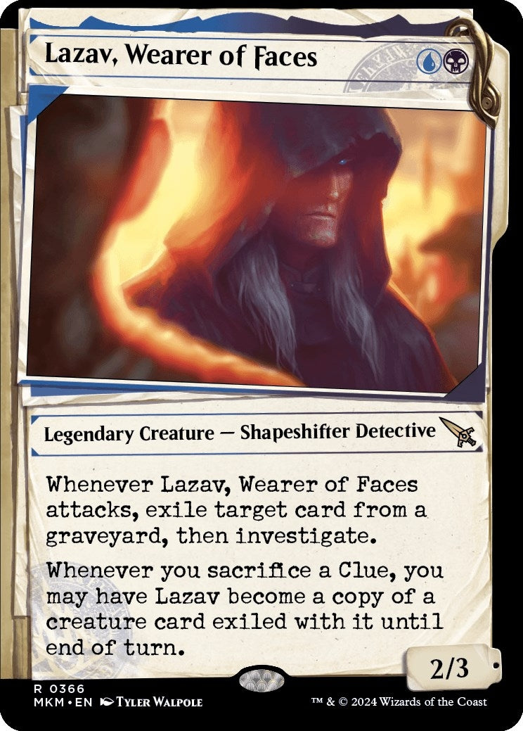 Image for Lazav, Wearer of Faces (Showcase) (0366) (Murders at Karlov Manor) (366) - Magic: The Gathering