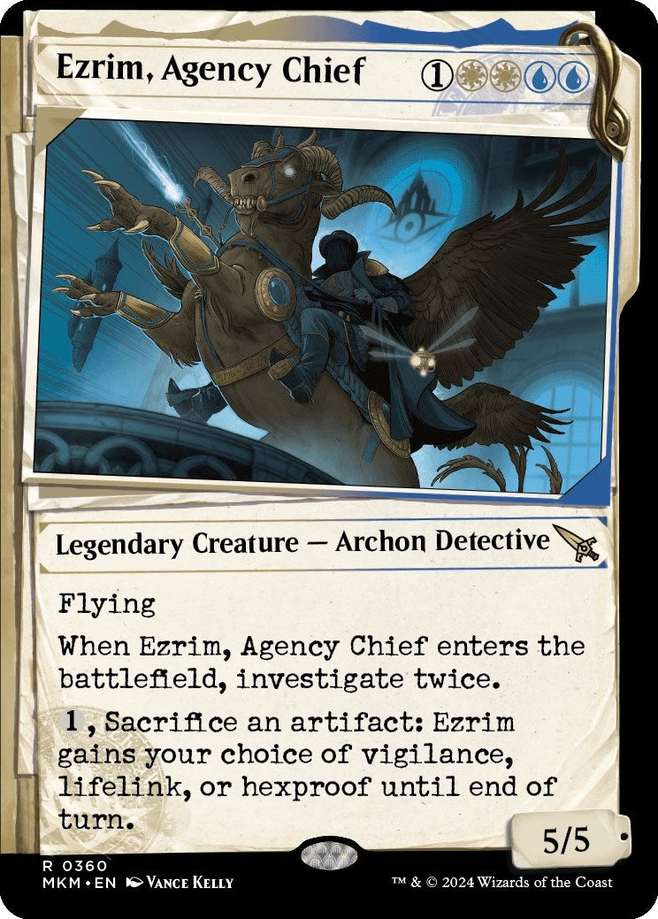 Image for Ezrim, Agency Chief (Showcase) (Murders at Karlov Manor) (360) - Magic: The Gathering