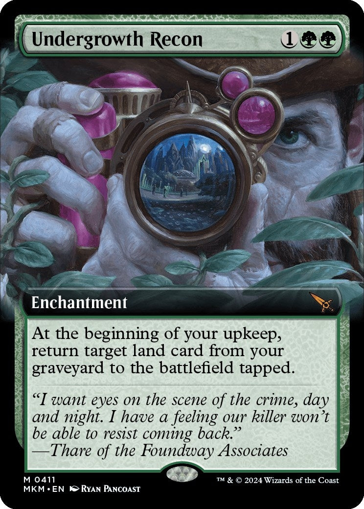 Image for Undergrowth Recon (Extended Art) (Murders at Karlov Manor) (411) - Magic: The Gathering