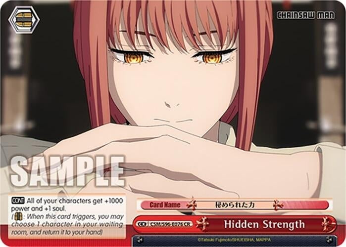 Image for Hidden Strength (Chainsaw Man) (CSM/S96-E076 CR) - Weiss Schwarz