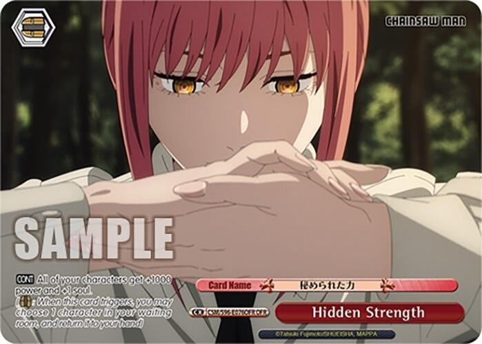 Image for Hidden Strength (OFR) (Chainsaw Man) (CSM/S96-E076OFR OFR) - Weiss Schwarz
