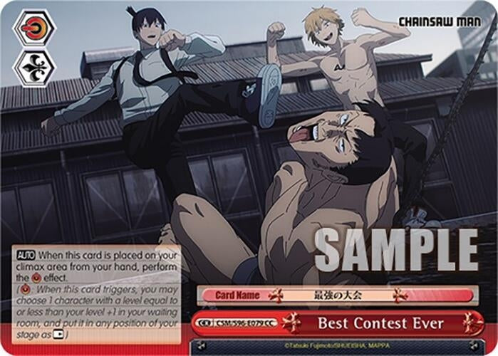Image for Best Contest Ever (Chainsaw Man) (CSM/S96-E079 CC) - Weiss Schwarz