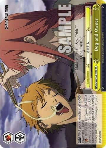 Image for Dog and Owner (Chainsaw Man) (CSM/S96-TE09 TD) - Weiss Schwarz