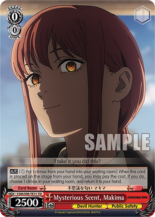 Image for Mysterious Scent, Makima (Chainsaw Man) (CSM/S96-TE11 TD) - Weiss Schwarz