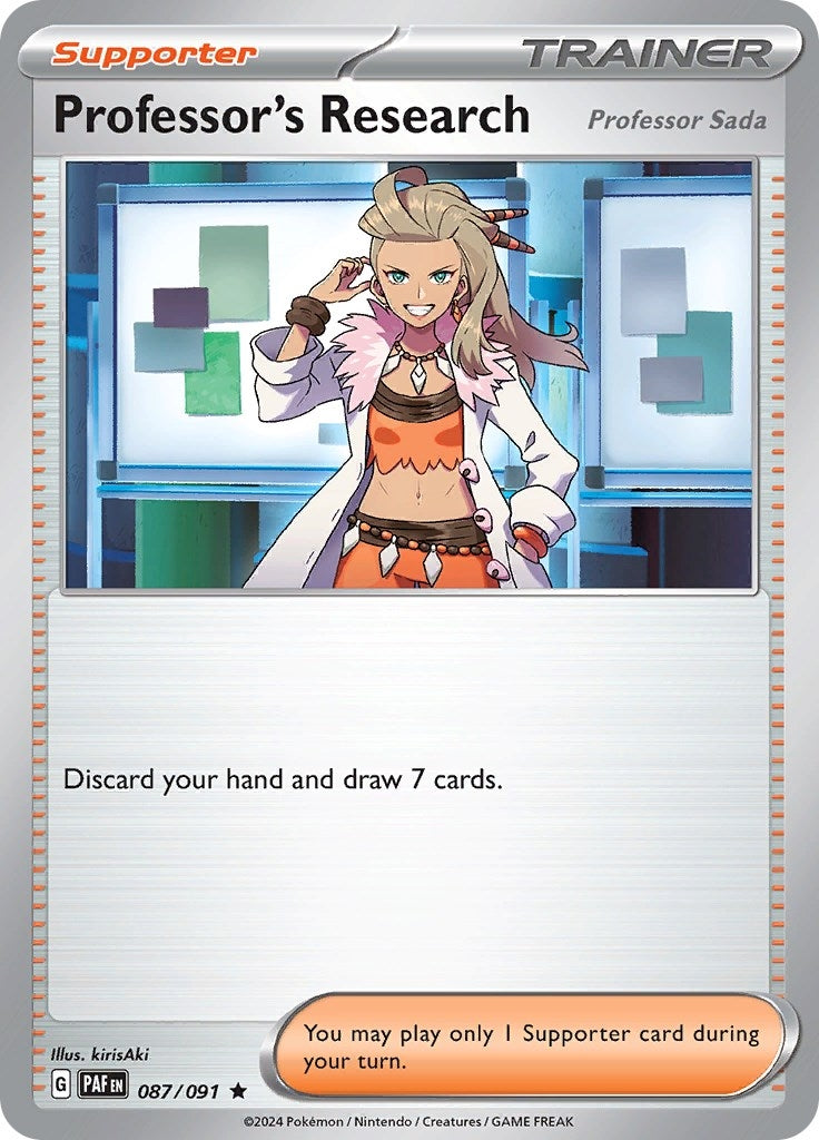 Image for Professor's Research (SV: Paldean Fates) (087/091) - Pokemon