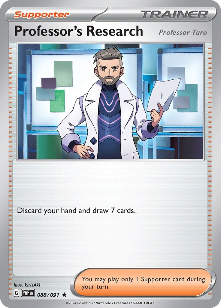 Image for Professor's Research (SV: Paldean Fates) (088/091) - Pokemon