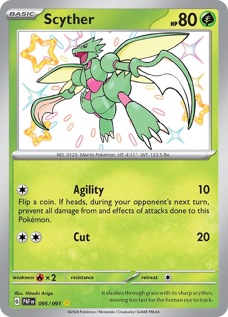 Image for Scyther (SV: Paldean Fates) (095/091) - Pokemon