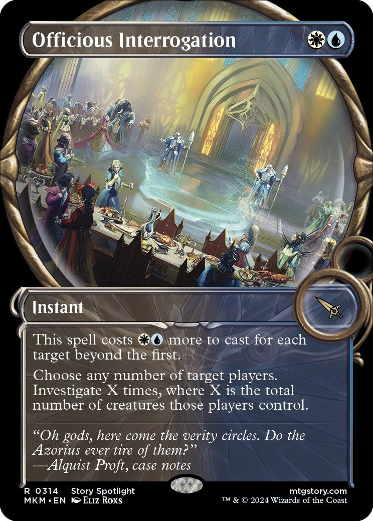 Image for Officious Interrogation (Showcase) (Murders at Karlov Manor) (314) - Magic: The Gathering