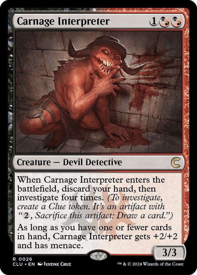 Image for Carnage Interpreter (Ravnica: Clue Edition) (26) - Magic: The Gathering