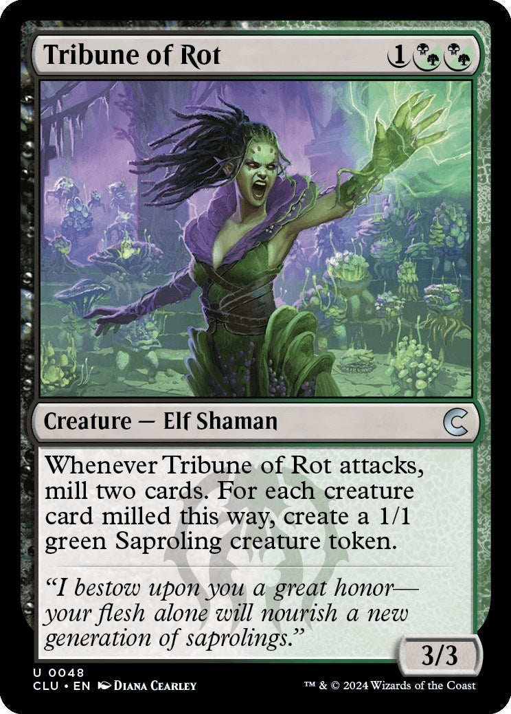 Image for Tribune of Rot (Ravnica: Clue Edition) (48) - Magic: The Gathering