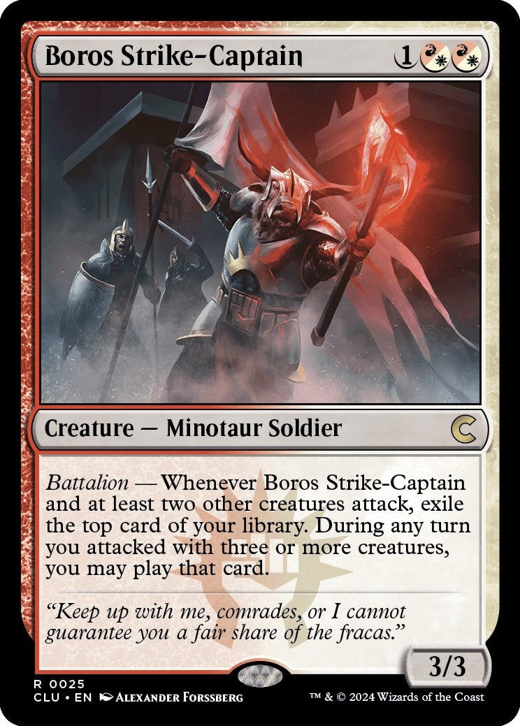 Image for Boros Strike-Captain (Ravnica: Clue Edition) (25) - Magic: The Gathering