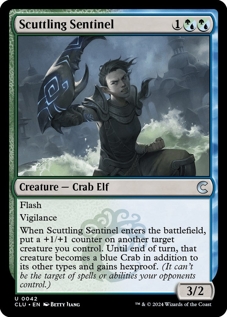 Image for Scuttling Sentinel (Ravnica: Clue Edition) (42) - Magic: The Gathering
