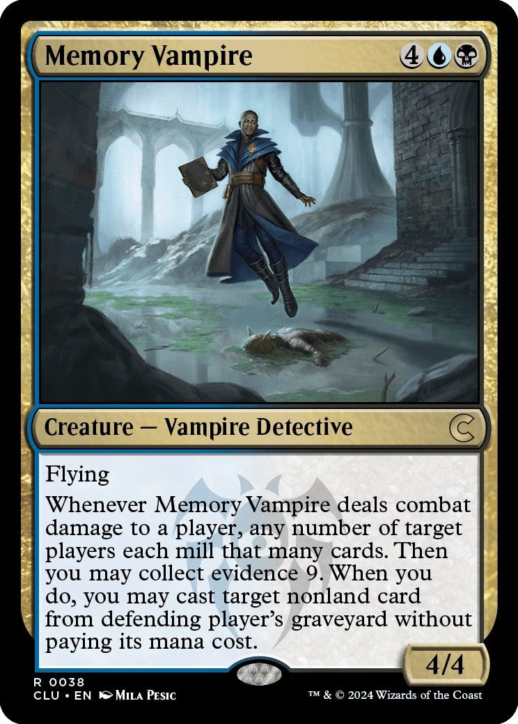 Image for Memory Vampire (Ravnica: Clue Edition) (38) - Magic: The Gathering