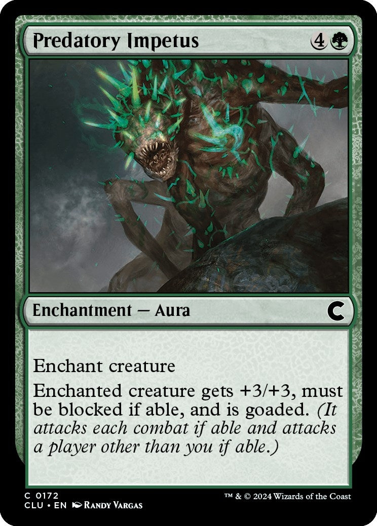 Image for Predatory Impetus (Ravnica: Clue Edition) (172) - Magic: The Gathering