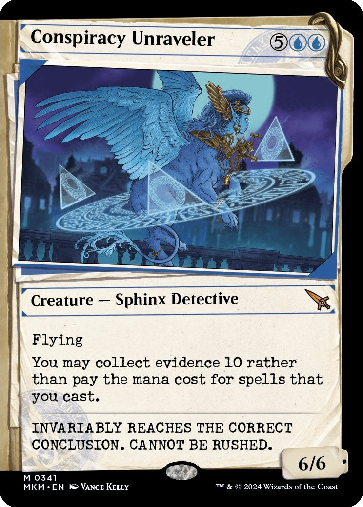 Image for Conspiracy Unraveler (Showcase) (Murders at Karlov Manor) (341) - Magic: The Gathering