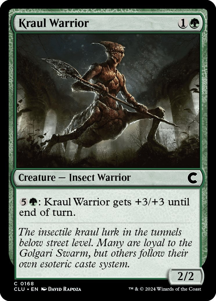 Image for Kraul Warrior (Ravnica: Clue Edition) (168) - Magic: The Gathering