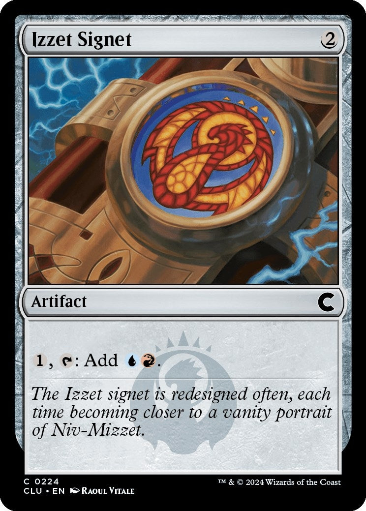 Image for Izzet Signet (Ravnica: Clue Edition) (224) - Magic: The Gathering