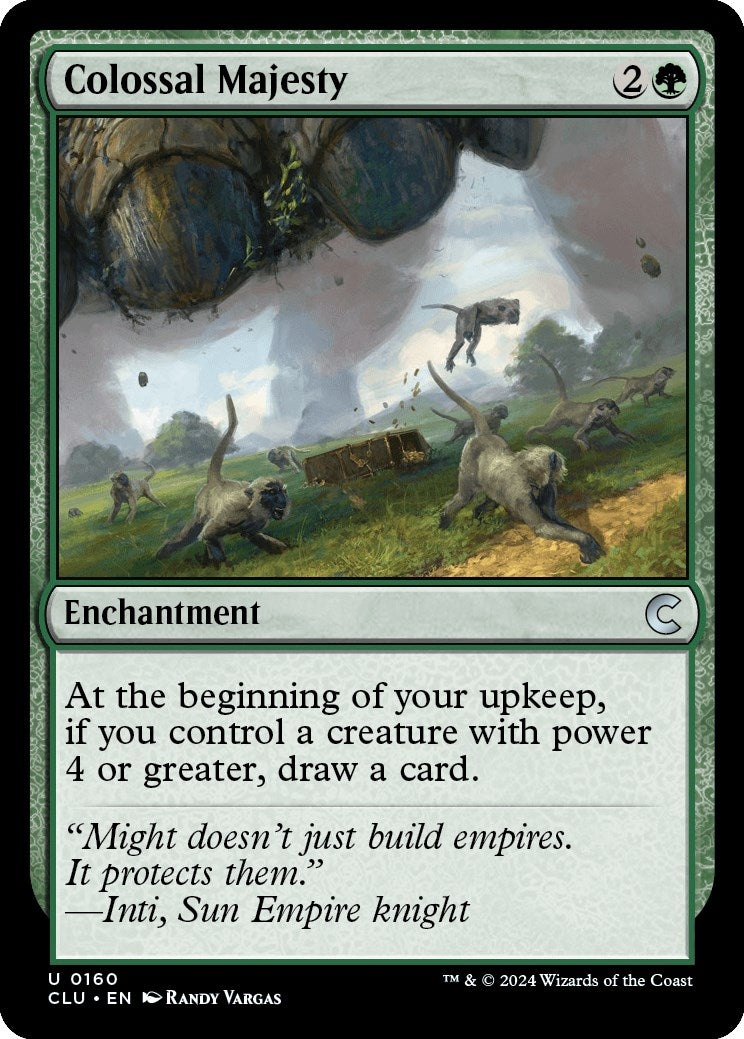 Image for Colossal Majesty (Ravnica: Clue Edition) (160) - Magic: The Gathering