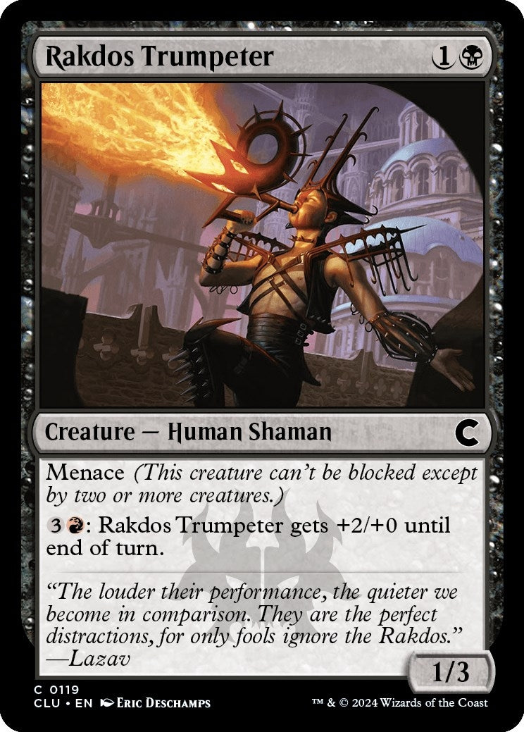 Image for Rakdos Trumpeter (Ravnica: Clue Edition) (119) - Magic: The Gathering