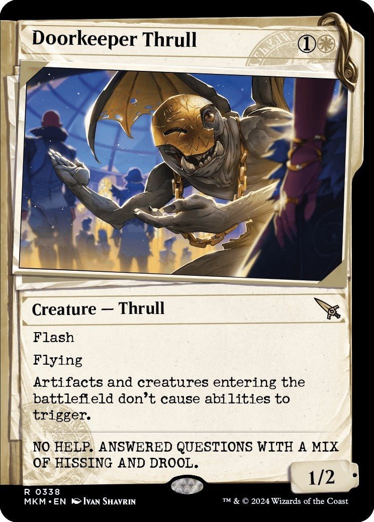 Image for Doorkeeper Thrull (Showcase) (Murders at Karlov Manor) (338) - Magic: The Gathering