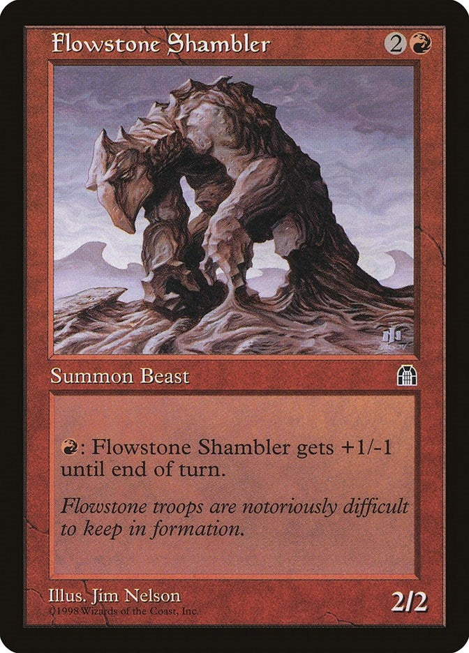 Image for Flowstone Shambler (Stronghold) - Magic: The Gathering