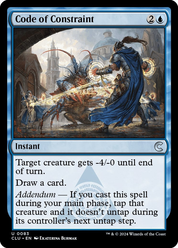Image for Code of Constraint (Ravnica: Clue Edition) (83) - Magic: The Gathering